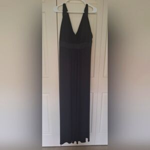 Elegant Black Maxi Dress, David's Bridal, Sz 14